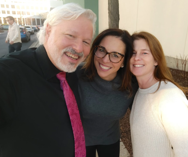 L to R: Hearing specialists Dave Schmidt, Anna Taravella, Casey Sepich