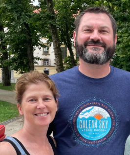 Mr. Sepich and his wife, Casey.