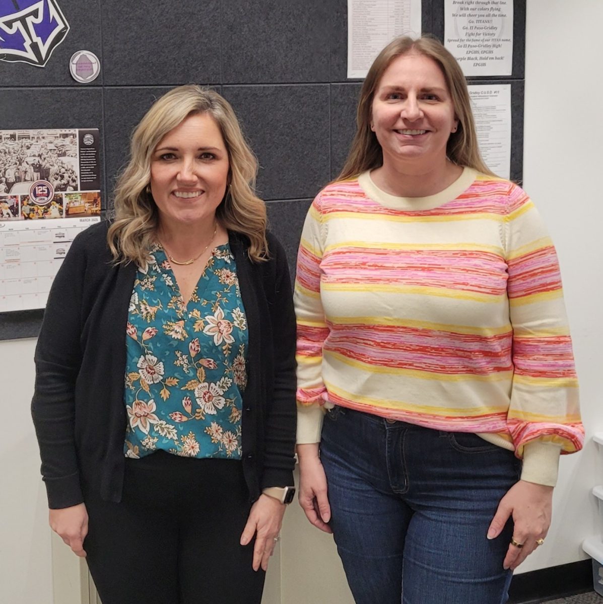 Kisha Craig and Kristina Kearfott handle the office and take care of a gazillion issues each day to keep our school running smoothly.
